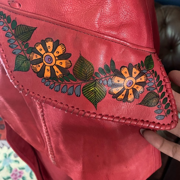 Leather Museum quality 1970s Char de Vazquez skirt suit - Picture 7 of 15